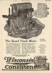 1922 5 25 Wisconsin Motors Consistent The Speed Truck Motor ad MOTOR AGE 7.75″×10.75″ page 2