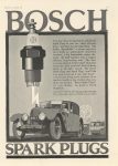 1922 8 BOSCH SPARK PLUGS ad MOTOR 9.5″×13.5″ page 69