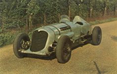 1933 NAPIER RAILTON Racer postcard front
