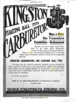 1910 9 15 IND KINGSTON Carburetor FLOATING BALL TYPE ad MOTOR AGE GoogleBooks page 73