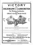 1910 9 29 DIEZEMANN Carburetor VICTORY GREAT ELGIN ROAD RACE ad MOTOR AGE GoogleBooks page 81