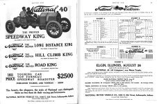 1910 9 29 National 40 THE PROVEN SPEEDWAY KING ad MOTOR AGE GoogleBooks pages 56 57