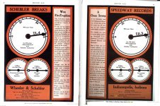 1910 9 8 IND SCHEBLER BREAKS SPEEDWAY RECORDS ad MOTOR AGE GoogleBooks pages 48 & 49