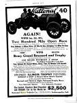 1910 9 8 NATIONAL 40 AGAIN WINS 1st 2d 4th Two Hundred Mile Open Race ad MOTOR AGE GoogleBooks page 78