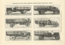 1911 1 11 Commercial and Other Vehicles Exhibited at Madison Square Garden Show Part 2 photos THE HORSELESS AGE 12″×8″ page 111