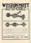 1911 3 29 WESTON MOTT AUTOMOBILE Axles ad THE HORSELESS AGE 9″×12″ page 23