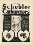 1911 9 6 IND SCHEBLER Carburetors ad THE HORSELESS AGE 9″×12″ page 61