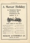 1911 9 6 MERCER A Mercer Holiday EIGHT FIRSTS IN TWO DAYS ad THE HORSELESS AGE 9″×12″ page 18A