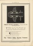 1911 9 6 TIMKEN ROLLER BEARINGS ad THE HORSELESS AGE 9″×12″ page 21