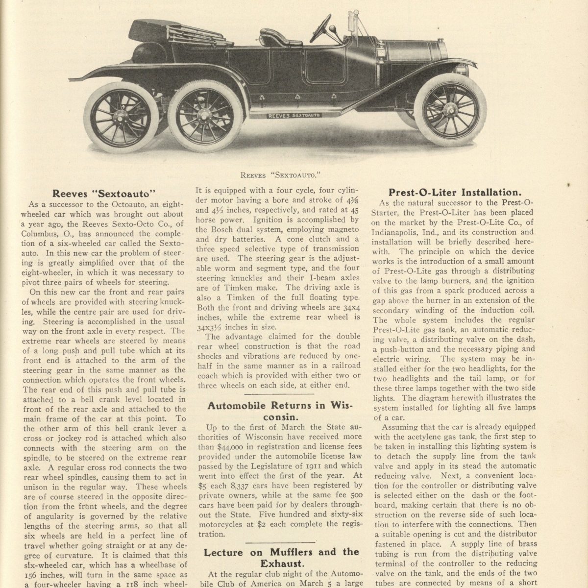 1912 11 27 New Vehicles and Parts Reeves Sextoauto article THE ...