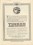 1912 4 24 TIMKEN TAPERED ROLLER BEARINGS ad THE HORSELESS AGE 9″×12″ page 29
