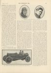 1912 5 22 Indy 500 Awaiting Second Five Century Race By Jerome T. Shaw article THE HORSELESS AGE 9″×12″ page 907