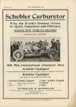 1912 6 26 IND Indy 500 SCHEBLER Carburetor 500-Mile International Champion Race ad THE HORSELESS AGE 9″x12″ page 5