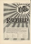 1912 6 26 RAYFIELD Carburetor MODEL D ad THE HORSELESS AGE 9″x12″ page 16