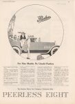 1916 10 PEERLESS EIGHT For Nine Months No Unsold Peerless ad MOTOR LIFE INCLUDING MOTOR PRINT 9″×12.5″ page 9