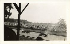 1922 ca. 1911 MARMON Indy 500 winner and 1912 NATIONAL Car 8 Indy 500 winner unknown track 4″×2.5″ snapshot front