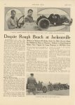 1911 4 6 NATIONAL Despite Rough Beach at Jacksonville Speed Merchants Smash Some Records article MOTOR AGE 8.25″×11.75″ page 10