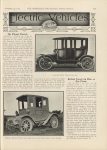 1912 11 27 CHICAGO Elec Electric Vehicles The Chicago Electric Borland Travels 104 Miles on One Charge article THE HORSELESS AGE 9″×12″ page 829
