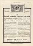 1912 11 27 NAPA 1912 1913 National Automobile Protective Association ad THE HORSELESS AGE 9″×12″ page 6