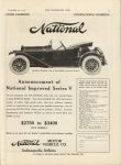 1912 11 27 NATIONAL Announcement of National Improved Series V $2750 to $3400 ad THE HORSELESS AGE 9″×12″ page 3