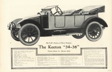1913 Keeton 34-38 description MoTor 13.75″×9″ page 53