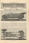 1914 8 26 New Vehicles and Parts Improvements in the McFarlan Six article THE HORSELESS AGE 9″×12″ page 319