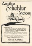 1915 2 IND SCHEBLER Another Schebler Victory EARL COOPER Stutz ad MoTor 9.25″×13.25″ page 198