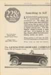 1916 12 7 IND LEXINGTON Something to Sell 22.8% MORE POWER ad MOTOR AGE 9″×12″ page 62