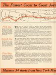 1916 9 1 IND MARMON Across the Continent in 5 Days-18 1/2 Hours ad THE HORSELESS AGE 9″x12″ page b