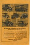 1918 7 VIM MOTOR TRUCK COMPANY 45,000 Vim Trucks in America color ad AUTOMOBILE TRADE JOURNAL 6″×9.5″ Inside back cover