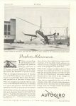 1932 2 15 AUTOGIRO Prophetic Achievements ad TIME 8″×11.5″ page 41