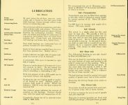 1920 LEXINGTON Helpful Hints Ready Reference On the Series “S” AACA Library pages 4 & 5