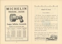 1912 MICHELIN THE MOTORIST’S HANDBOOK 4.25″×6.25″ booklet pages 26 & 27
