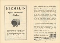 1912 MICHELIN THE MOTORIST’S HANDBOOK 4.25″×6.25″ booklet pages 28 & 29