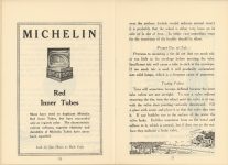 1912 MICHELIN THE MOTORIST’S HANDBOOK 4.25″×6.25″ booklet pages 30 & 31
