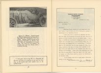 1912 MICHELIN THE MOTORIST’S HANDBOOK MERCEDES Spencer Wishart 4.25″×6.25″ booklet pages 60 & 61