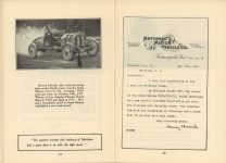 1912 MICHELIN THE MOTORIST’S HANDBOOK NATIONAL Harvey Herrick 4.25″×6.25″ booklet pages 54 & 55