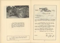 1912 MICHELIN THE MOTORIST’S HANDBOOK NATIONAL Len Zengel 4.25″×6.25″ booklet pages 50 & 51