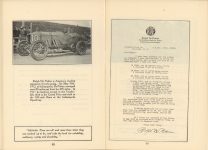 1912 MICHELIN THE MOTORIST’S HANDBOOK RALPH DEPALMA 4.25″×6.25″ booklet pages 48 & 49