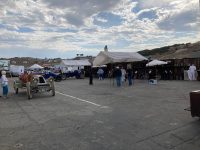2022 8 17 Monterey Historics Ragtime Racers setting up