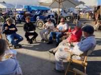 2022 8 19 6 pm  Monterey Historics Ragtime Racers Fran, Brian, Chris, Rich, Pete, Sandy, Tim
