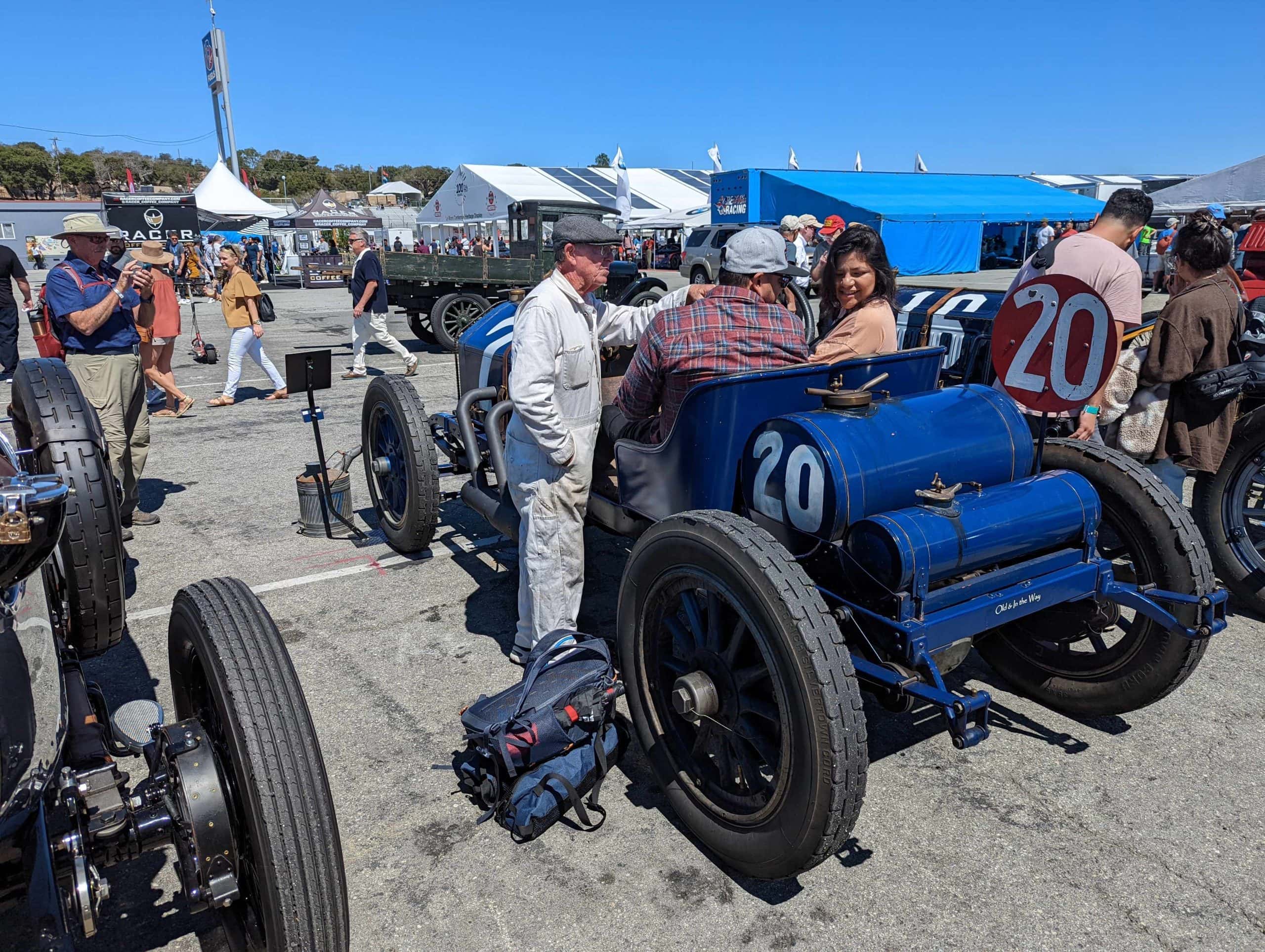 2022 8 19 ca. TM Monterey Historics Ragtime Racers Rich and 1911