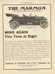 1910 8 31 MARMON IND WINS AGAIN Elgin ad THE HORSELESS AGE 8.5″×11.25″ page 29