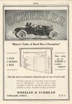 1915 1 SCHEBLER Carburetors STUTZ Motors Table of Road Race Champions ad MoToR 9″×13″ page 274