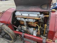 2022 8 16 ca. TM Monterey Historics Ragtime Racers 1913 ISOTTA FRANCHINI Tipo IM Indy Car engine right