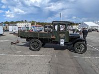 2022 8 16 ca. TM Monterey Historics Ragtime Racers 1924 CHEVROLET Race Car Hauler used to haul 1915 FORD Racer