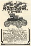 1903 ca. NATIONAL Electric The Vehicle for Service ad 2.75″×4″