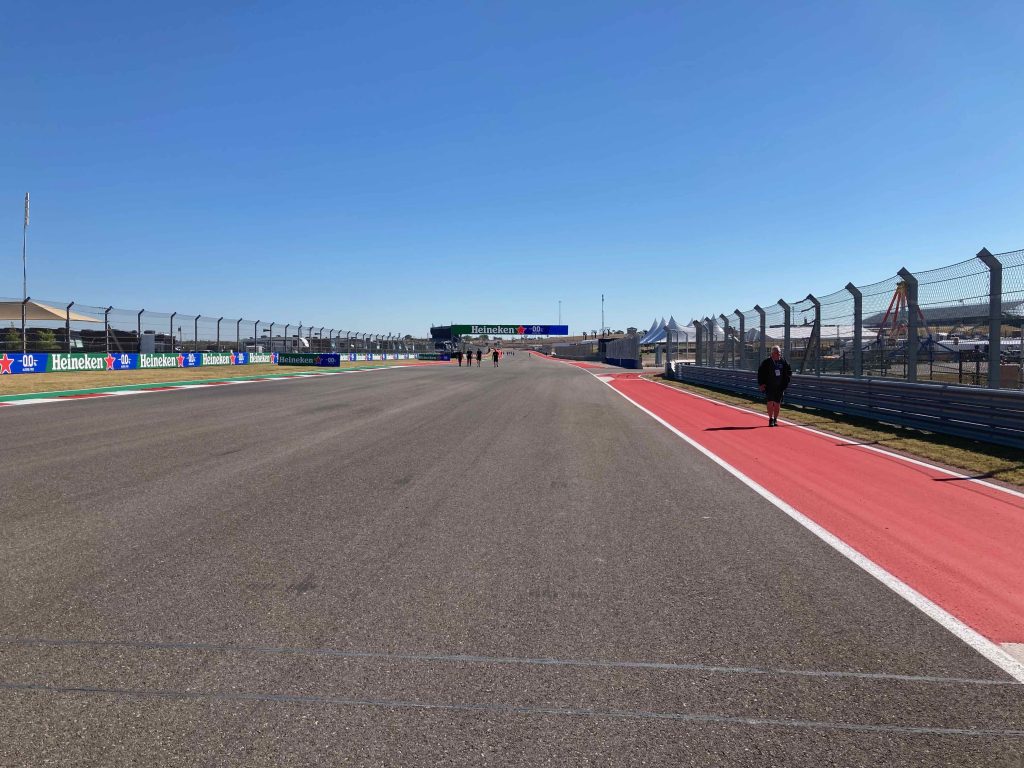 2022 10 20 Circuit of the Americas Raceway Austin TX JCB support racer Formula Atantic track walk 15