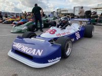 2022 10 23 10:36:57 am Circuit of the Americas Raceway Austin, TX MASTERS HISTORIC RACING Formula Atlantic JCB Car 36 false grid race day