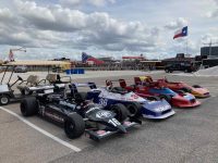 2022 10 23 1:12 pm Circuit of the Americas Raceway Austin, TX MASTERS HISTORIC RACING Formula Atlantic JCB Car 36 false grid race day